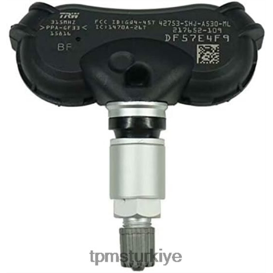 00XX641565 TPMS sensör tpms honda basınç sensörü 42753shja53 342mhz